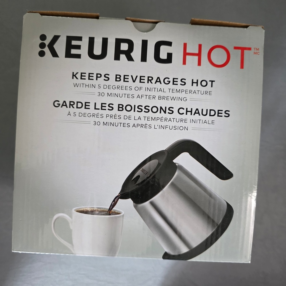 Keurig Hot 2.0‎ Thermal Carafe Stainless Steel 32oz for Keurig Plus Series 4 Cup